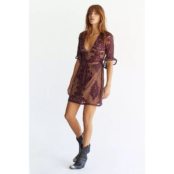 frilly pink mini dress Floral Diamond Ruffle Dress – Multi